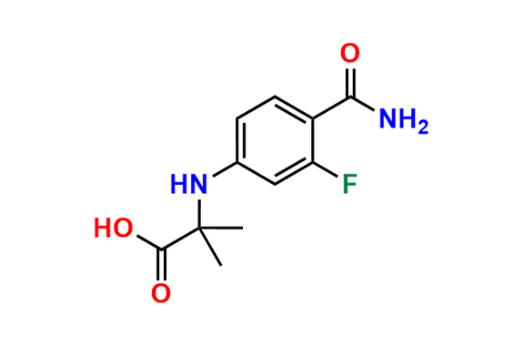 N-[4-(Aminocarbonyl)-3-fluorophenyl]-2-methylalanine