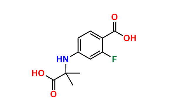 4-((2-Carboxypropan-2-yl)amino)-2-fluorobenzoic acid