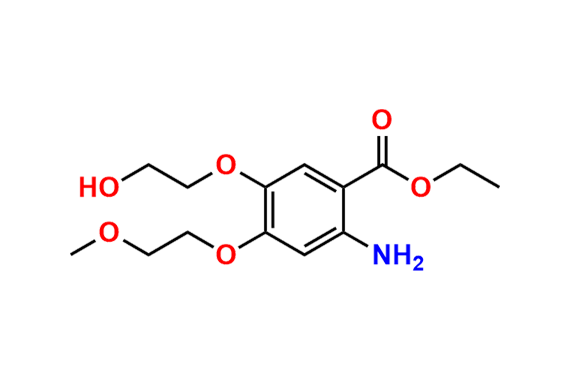 Ethyl 2-amino-5-(2-hydroxyethoxy)-4-(2-methoxyethoxy)benzoate