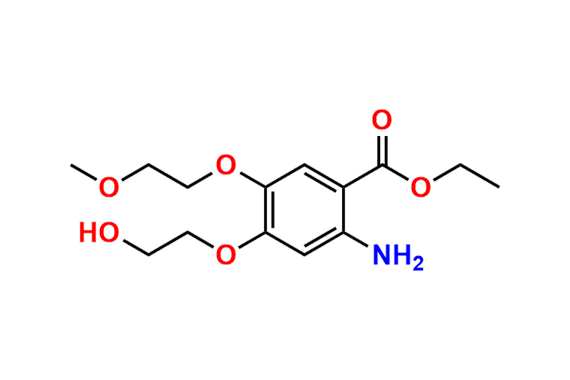 Ethyl 2-amino-4-(2-hydroxyethoxy)-5-(2-methoxyethoxy)benzoate