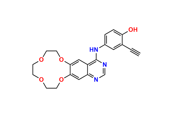 2-Ethynyl-4-((7,8,10,11,13,14-hexahydro-[1,4,7,10]tetraoxacyclododecino[2,3-g]quinazolin-4-yl)amino)phenol