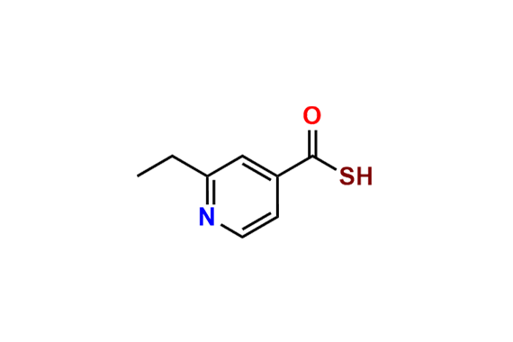 2-Ethylpyridine-4-carbothioic S-acid