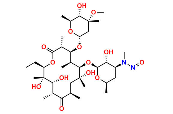 N-Nitroso N-Demethyl Erythromycin Impurity A