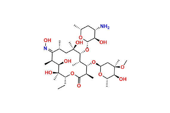 Erythromycin, N,N-didemethyl-, 9-oxime, (9E)- (9CI)