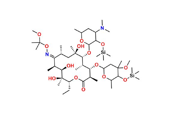 Silylated Erythromycin Oxime Ketal