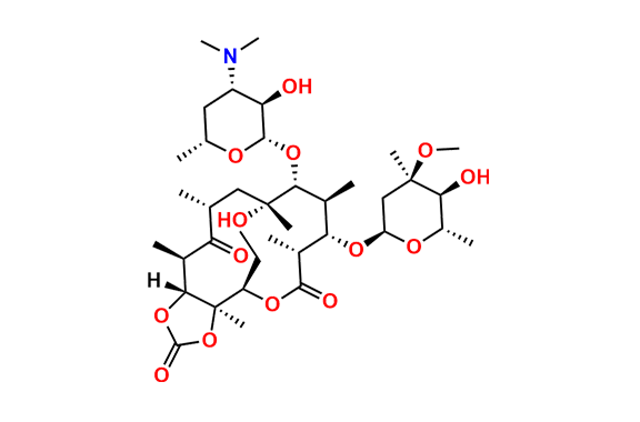 Erythromycin A cyclic 11,12-carbonate
