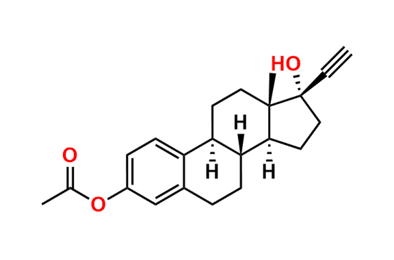 19-Norpregna-1,3,5(10)-trien-20-yne-3,17-diol, 3-acetate