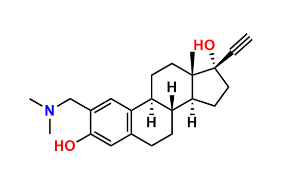 (8R,9S,13S,14S,17R)-2-((Dimethylamino)methyl)-17-ethynyl-13-methyl-7,8,9,11,12,13,14,15,16,17-decahydro-6H-cyclopenta[a]phenanthrene-3,17-diol