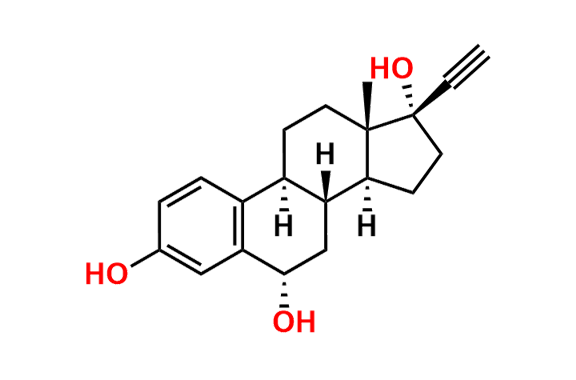 (6S,8R,9S,13S,14S,17S)-17-Ethynyl-13-methyl-7,8,9,11,12,13,14,15,16,17-decahydro-6H-cyclopenta[a]phenanthrene-3,6,17-triol