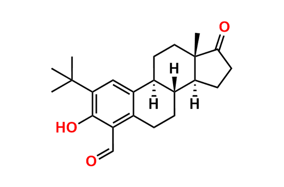 2-(1,1-Dimethylethyl)-3-hydroxy-17-oxoestra-1,3,5(10)-triene-4-carboxaldehyde