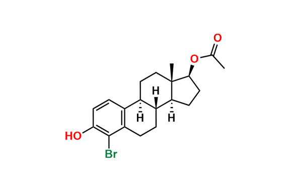 (8R,9S,13S,14S,17S)-4-Bromo-3-hydroxy-13-methyl-7,8,9,11,12,13,14,15,16,17-decahydro-6H-cyclopenta[a]phenanthren-17-yl Acetate