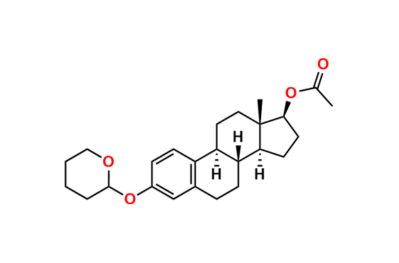 (8R,9S,13S,14S,17S)-13-Methyl-3-((tetrahydro-2H-pyran-2-yl)oxy)-7,8,9,11,12,13,14,15,16,17-decahydro-6H-cyclopenta[a]phenanthren-17-yl Acetate