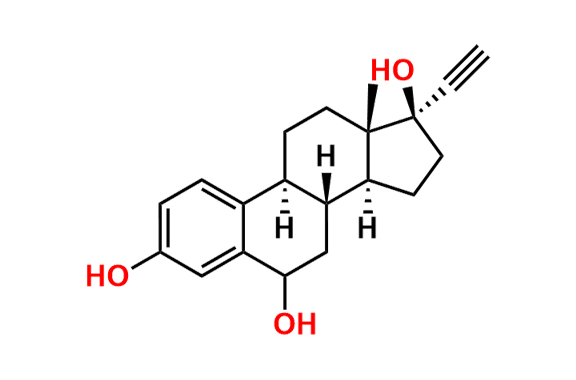 (8R,9S,13S,14S,17R)-17-Ethynyl-13-methyl-7,8,9,11,12,13,14,15,16,17-decahydro-6H-cyclopenta[a]phenanthrene-3,6,17-triol