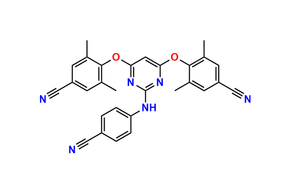4,4`-((2-((4-Cyanophenyl)amino)pyrimidine-4,6-diyl)bis(oxy))bis(3,5-dimethylbenzonitrile)