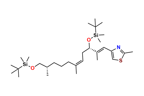 4-[(1E,3S,5Z,8R/S,10S)-3,11-Bis-{[tert-butyl(dimethyl)silyl]oxy}-2,6,10-trimethyl-undeca-1,5-dienyl]-2-methyl-1,3-thiazole