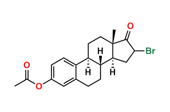 Estrone, 16-bromo-, acetate