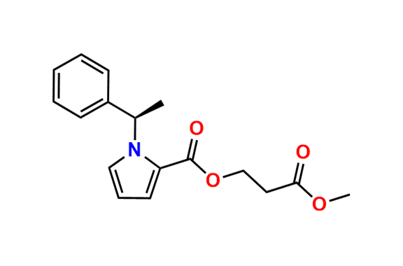 3-Methoxy-3-oxopropyl (R)-1-(1-phenylethyl)-1H-pyrrole-2-carboxylate