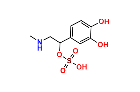 1-(3,4-Dihydroxyphenyl)-2-(methylamino)ethyl Hydrogen Sulfate