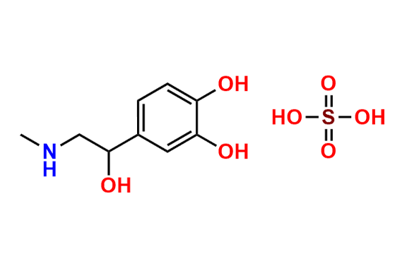 4-(1-Hydroxy-2-(methylamino)ethyl)benzene-1,2-diol Sulfate