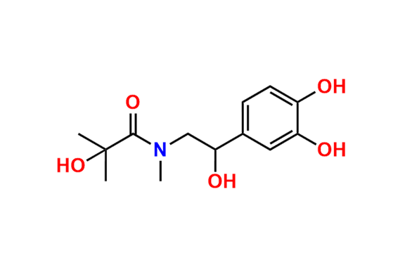 N-(2-(3,4-dihydroxyphenyl)-2-hydroxyethyl)-2-hydroxy-N,2-dimethylpropanamide