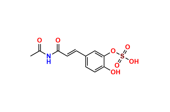 N-acetyl-4-hydroxy-3-(sulfooxy) cinnamamide
