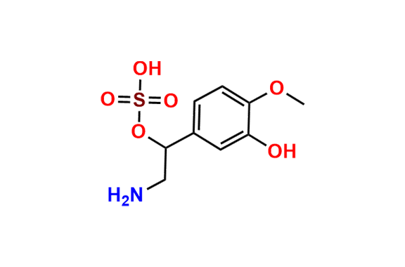 2-amino-1-(3-hydroxy-4-methoxyphenyl)ethyl hydrogen sulfate
