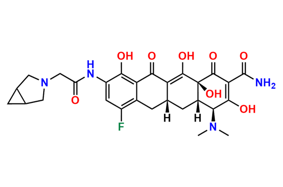 (4S,4aS,5aR,12aS)-9-(2-(3-Azabicyclo[3.1.0]hexan-3-yl)acetamido)-4-(dimethylamino)-7-fluoro-3,10,12,12a-tetrahydroxy-1,11-dioxo-1,4,4a,5,5a,6,11,12a-octahydrotetracene-2-carboxamide