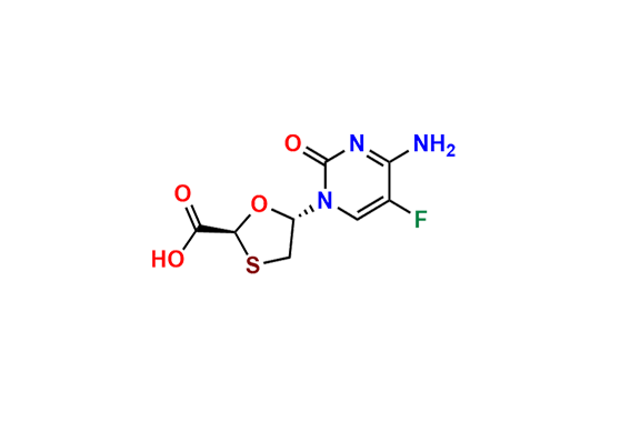 (2S,5S)-Emtricitabine Carboxylic Acid