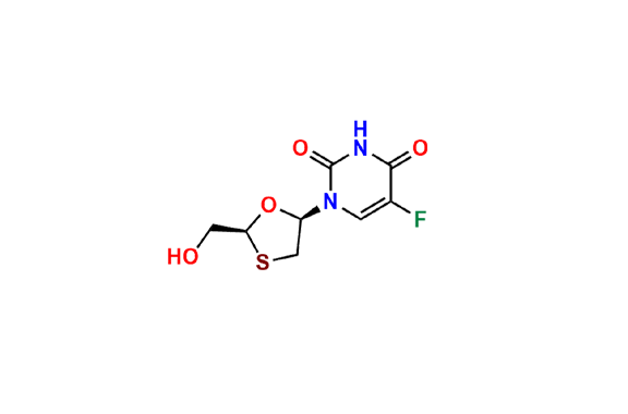 2,3\'-dideoxy-5-fluoro-3-thiouridine