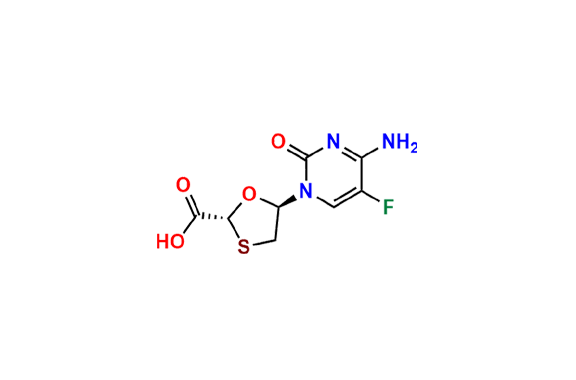 (2R,5R)-Emtricitabine Carboxylic Acid