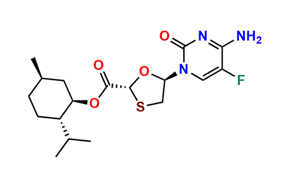 (2R,5R) Emtricitabine Menthyl Ester
