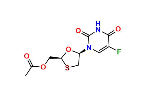 cis-1-[2-[(Acetyloxy)methyl]-1,3-oxathiolan-5-yl]-5-fluoro-2,4(1H,3H)-pyrimidinedione