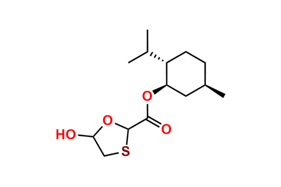 (1R,2S,5R)-2-Isopropyl-5-methylcyclohexyl 5-hydroxy-1,3-oxathiolane-2-carboxylate