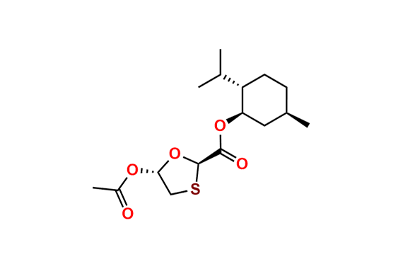 (2R,5R)-L-Menthol-5-(acetyloxy)-1,3-oxathiolane-2-carboxylate