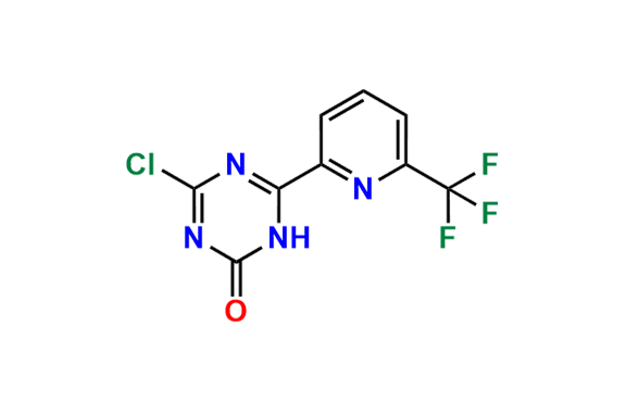 4-chloro-6-(6-(trifluoromethyl)pyridin-2-yl)-1,3,5-triazin-2(1H)-one