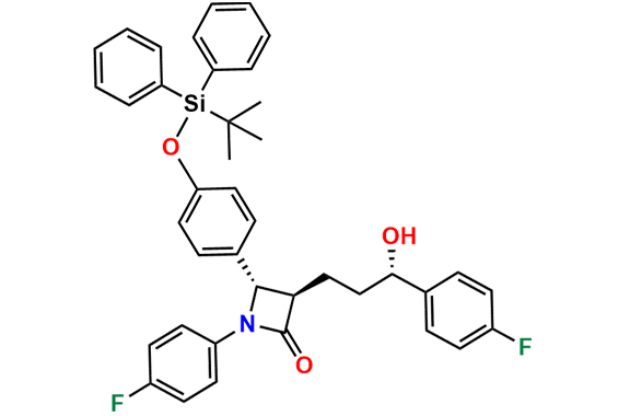 Ezetimibe Phenoxy tert-Butyldiphenylsilyl Ether