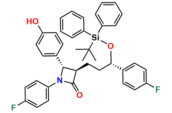 Ezetimibe Hydroxy tert-Butyldiphenylsilyl Ether