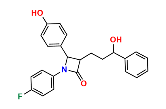 1-(4-Fluorophenyl)-3-(3-hydroxy-3-phenylpropyl)-4-(4-hydroxyphenyl)azetidin-2-one
