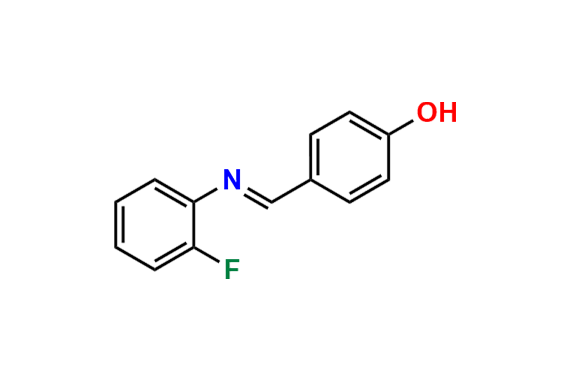 4-{(E)-[(2-fluorophenyl)imino]methyl}phenol