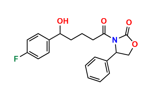 3-[5-(4-Fluorophenyl)-5-hydroxy-1-oxopentyl]-4-phenyl-2-oxazolidinone