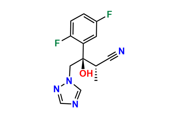 (2S,3R)-3-(2,5-Difluorophenyl)-3-hydroxy-2-methyl-4-(1H-1,2,4-triazol-1-yl)butanenitrile