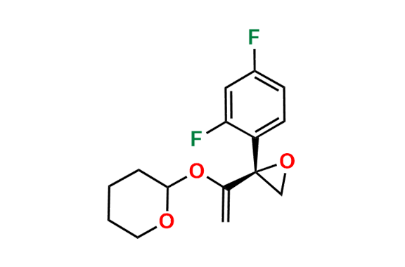 2-((1-((S)-2-(2,4-Difluorophenyl)oxiran-2-yl)vinyl)oxy)tetrahydro-2H-pyran