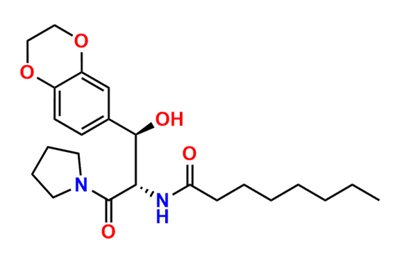 N-((1R,2S)-1-(2,3-Dihydrobenzo[b][1,4]dioxin-6-yl)-1-hydroxy-3-oxo-3-(pyrrolidin-1-yl)propan-2-yl)octanamide
