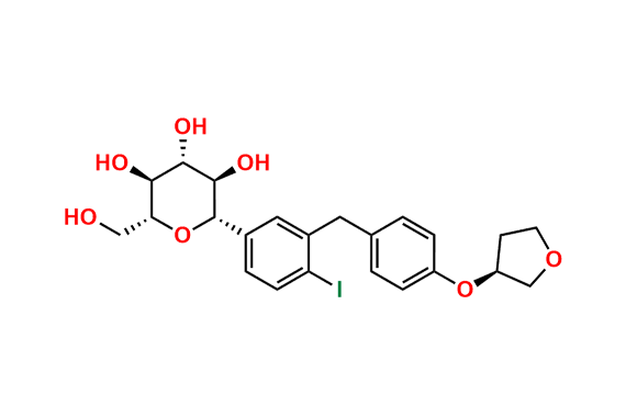 (2R,3S,4R,5R,6S)-2-(Hydroxymethyl)-6-(4-iodo-3-(4-(((S)-tetrahydrofuran-3-yl)oxy)benzyl)phenyl)tetrahydro-2H-pyran-3,4,5-triol