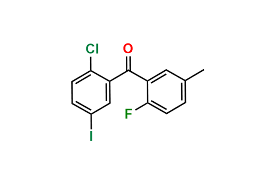 (2-chloro-5-iodophenyl)(2-fluoro-5-methylphenyl)methanone