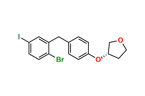 (S)-3-(4-(2-Bromo-5-iodobenzyl)phenoxy)tetrahydrofuran