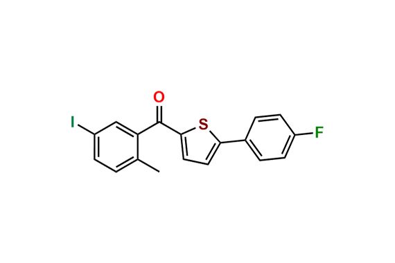 (5-(4-Fluorophenyl)thiophen-2-yl)(5-iodo-2-methylphenyl)methanone