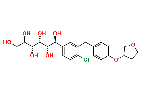 (1S,2S,3R,4R,5R)-1-(4-chloro-3-(4-(((S)-tetrahydrofuran-3-yl)oxy)benzyl)phenyl)hexane-1,2,3,4,5,6-hexaol