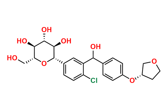 (2S,3R,4R,5S,6R)-2-(4-chloro-3-(hydroxy(4-(((S)-tetrahydrofuran-3-yl)oxy)phenyl)methyl)phenyl)-6-(hydroxymethyl)tetrahydro-2H-pyran-3,4,5-triol