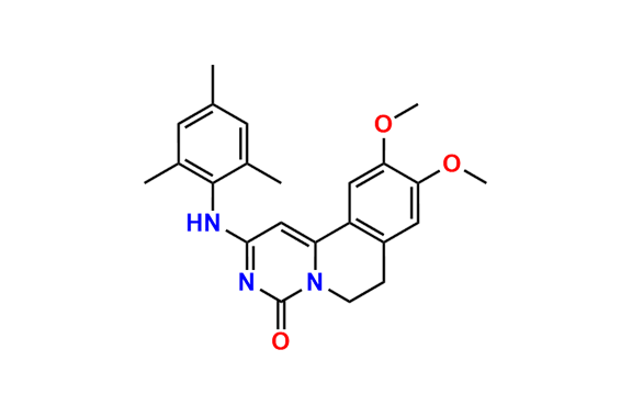 2-(Mesitylamino)-9,10-dimethoxy-6,7-dihydro-4H-pyrimido[6,1-a]isoquinolin-4-one